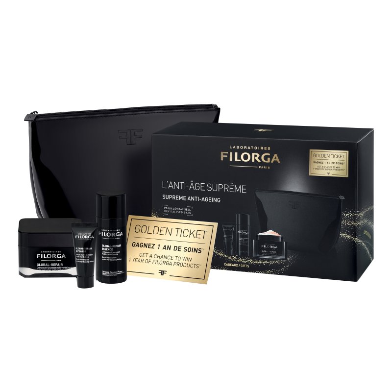 Filorga Cofanetto Luxury L'Anti-Age Supreme - Crema Global-Repair 50 ml + Siero Global-Repair Intensive 7 ml + Lozione Global-Repair Essence 50 ml