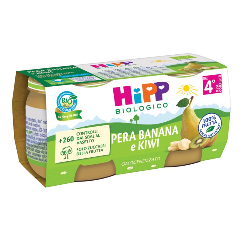 OMO HIPP Bio Kiwi/Ba/Pera2X80g