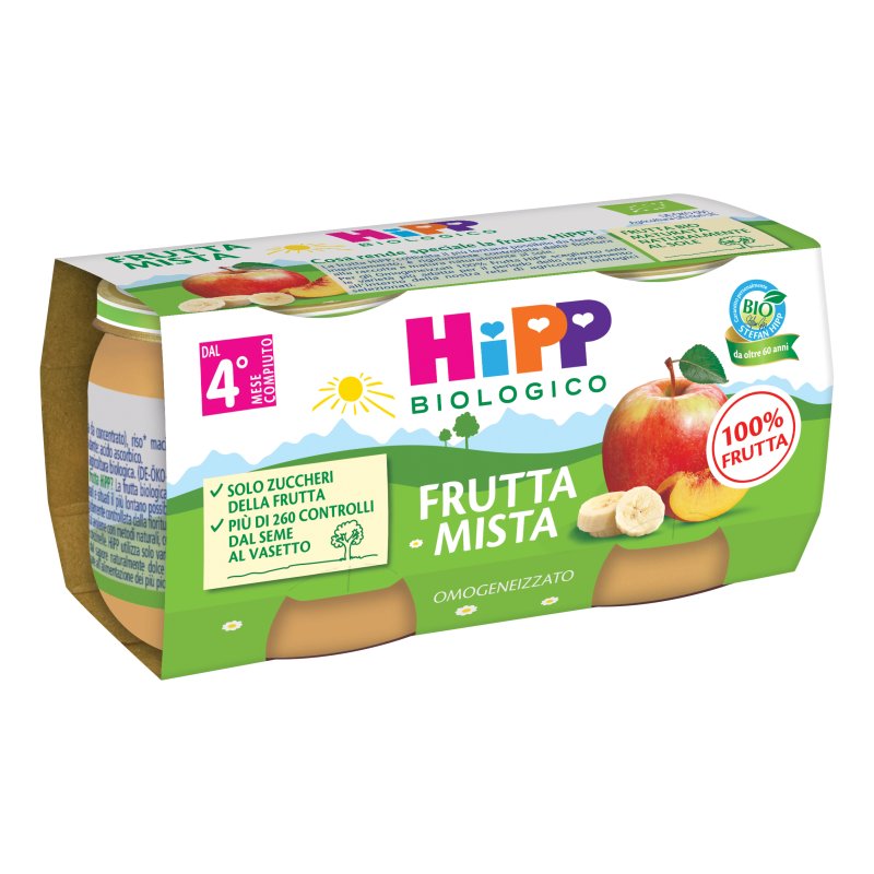 OMO HIPP Bio Frutta Mista2x80g