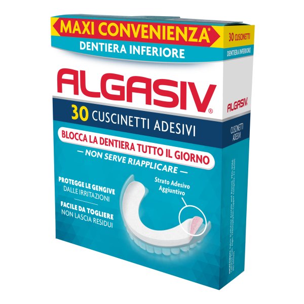Algasiv Adesivo 30 Cuscinetti Protesi In...