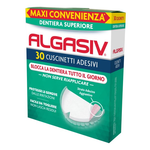 Algasiv Adesivo 30 Cuscinetti Protesi Su...