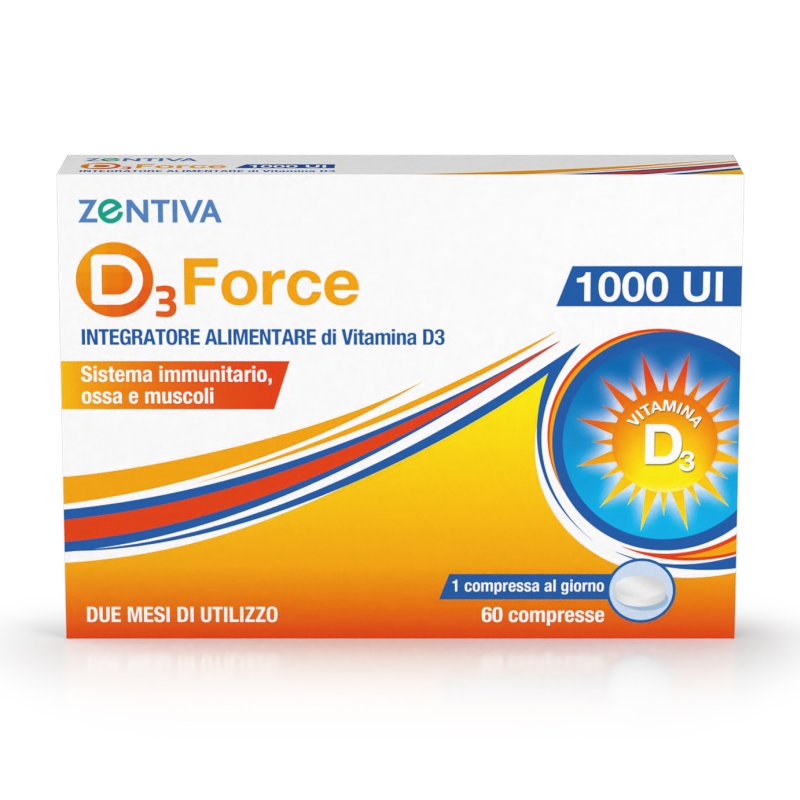 D3 FORCE 60 Compresse 1000UI ZTV