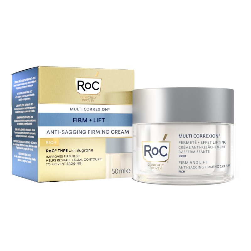 Roc Multi Correxion Firm + Lift Crema Viso Rassodante - Crema viso da giorno ricca e nutriente - 50 ml