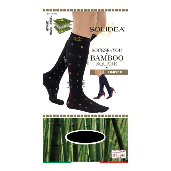 SOCKS FY Bamboo Square Blu3-L