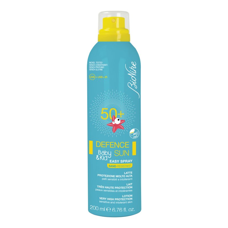 Defence Sun 50+ Baby&kids Easy Spray - Protezione solare bambini molto alta - 200 ml