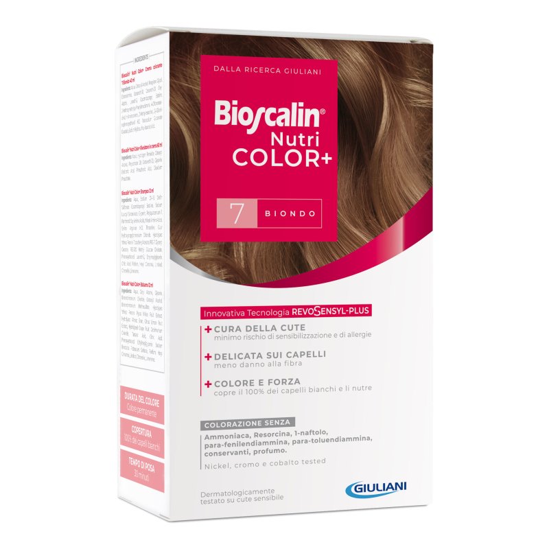 Bioscalin Nutricolor Tintura numero 7 - Tinta capelli colore Biondo