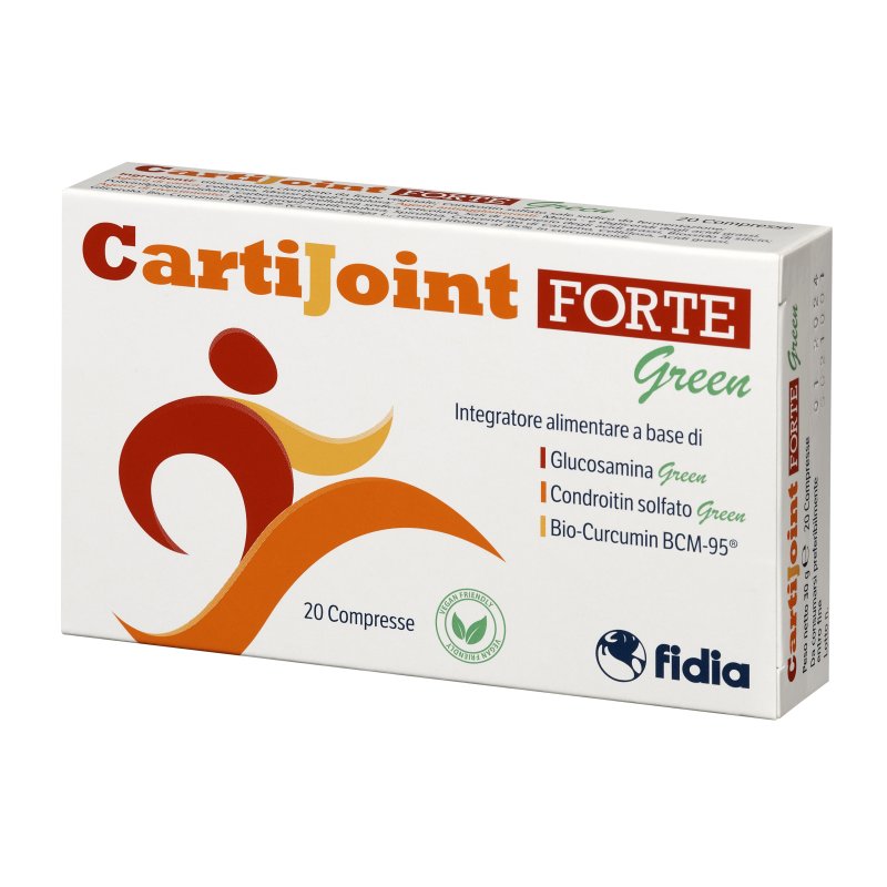 CartiJoint Forte Green - Integratore per il Benessere delle Articolazioni - 20 Compresse