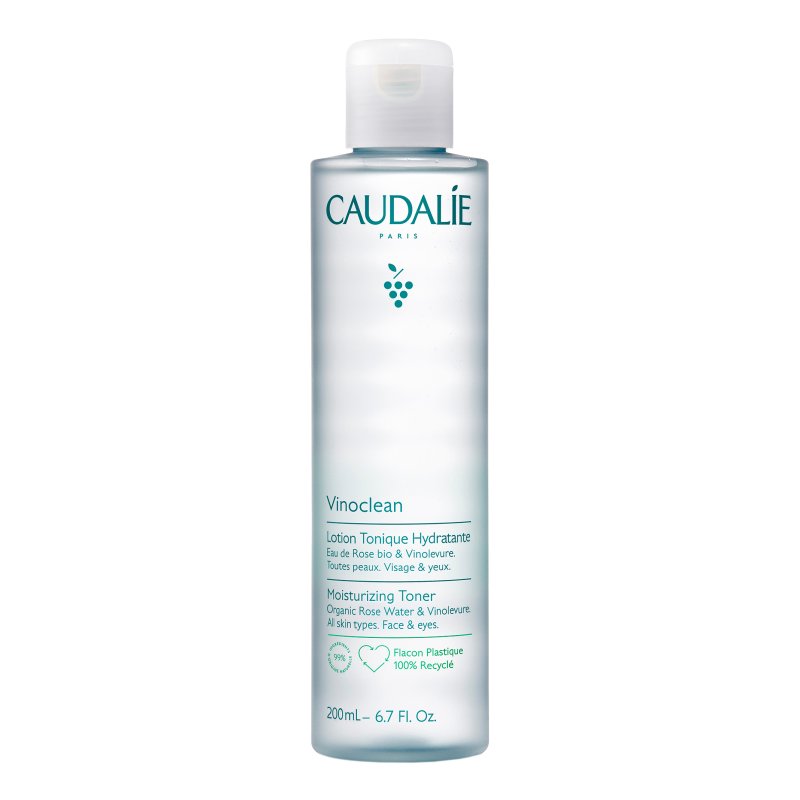 Caudalie Vinoclean Lozione Tonica Idratante - Ideale per detergere e struccare - 200 ml