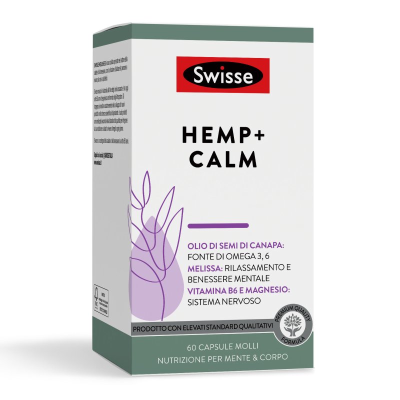 SWISSE HEMP+Calm 60 Capsule