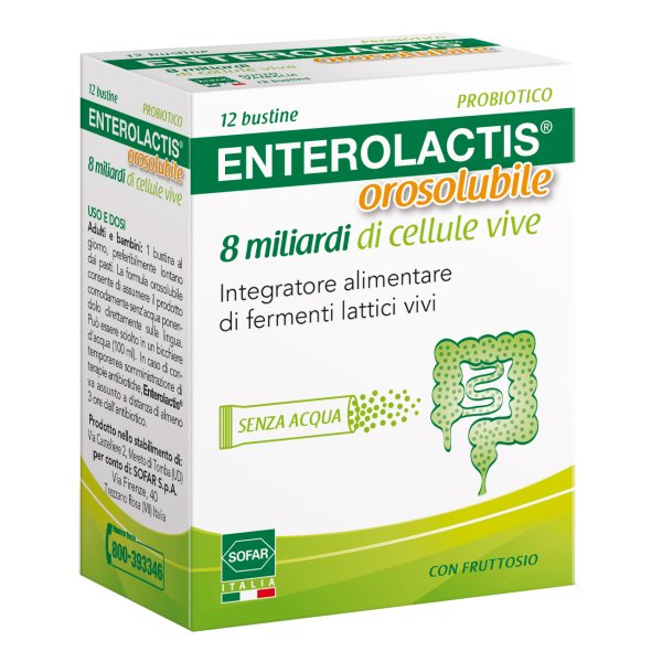 Enterolactis - Integratore a base di 8 m...