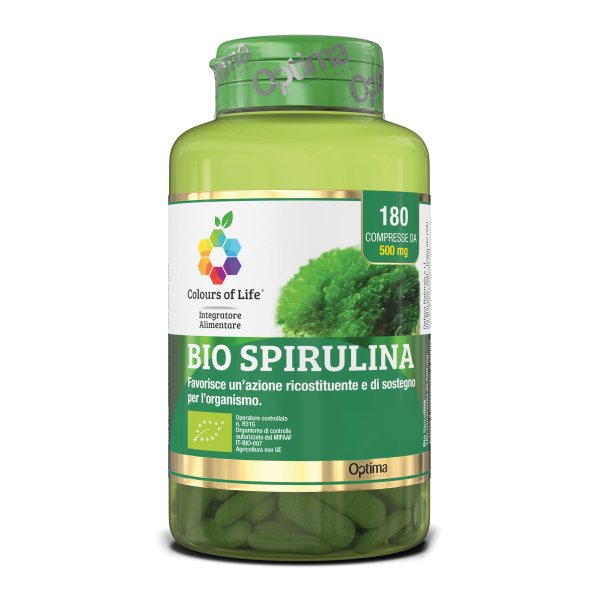 Bio Spirulina 180 Compresse Colours