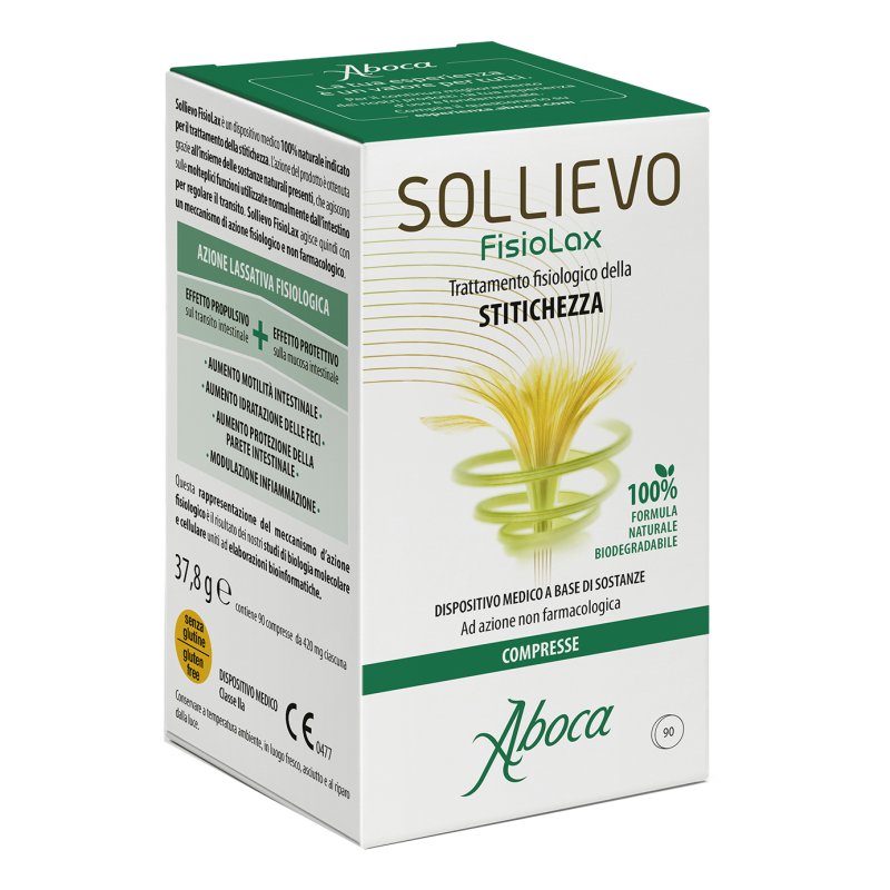 Sollievo Fisiolax - Trattamento per la stitichezza - 90 compresse