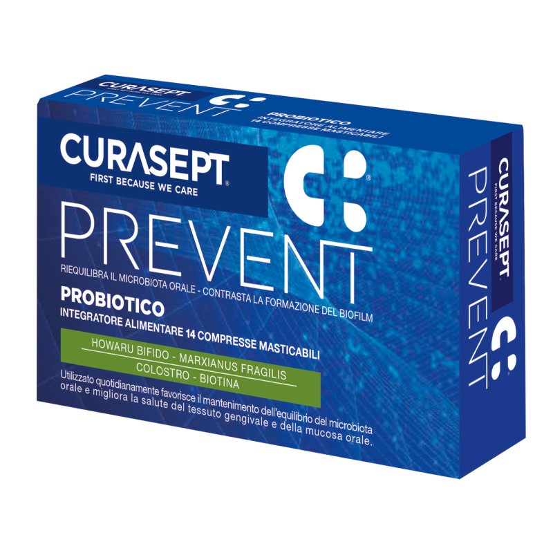CURASEPT Prevent Probiot.14Compresse