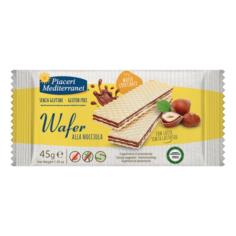 PIACERI MED.Wafer Nocciola 45g