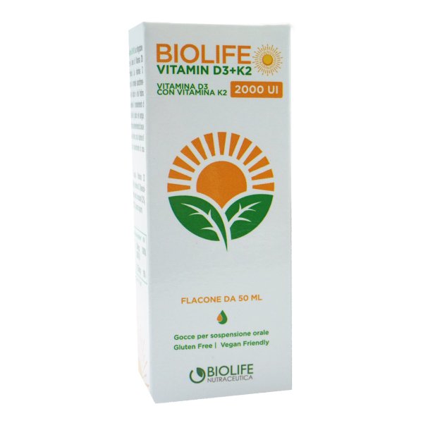 BIOLIFE D3+K2 Gocce 50ml