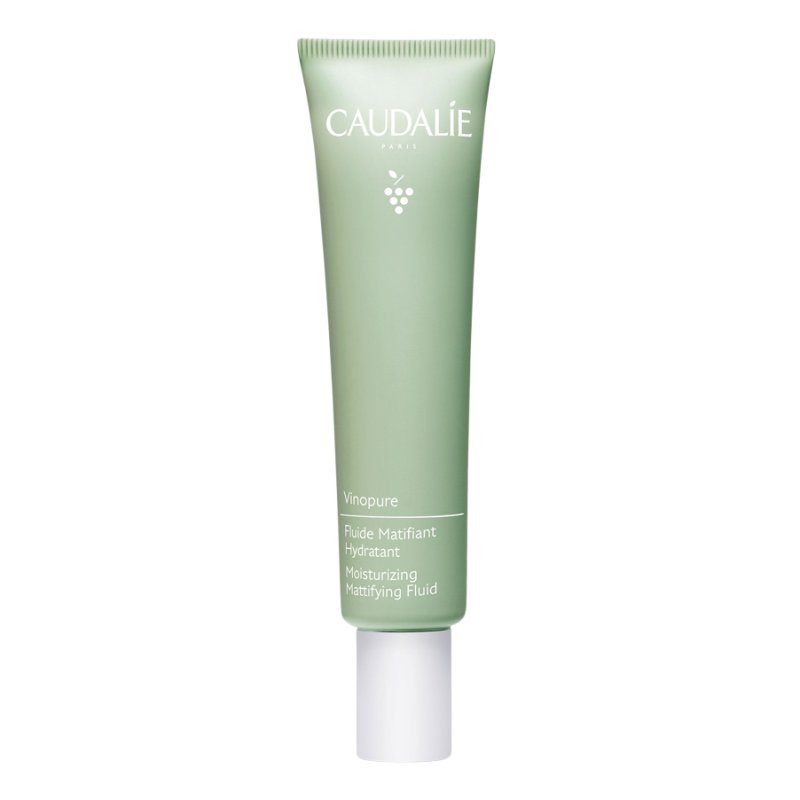 Caudalie Vinopure Fluido Idratante Effetto Mat - Adatto per pelle mista o con imperfezioni - 40 ml