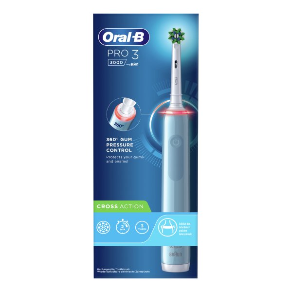 ORAL-B Power PRO 3 Blue C/Acti