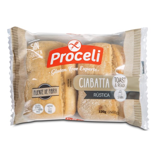 PROCELI Ciabatta Rustica 2x60g