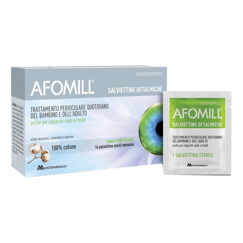 AFOMILL Salviettine Oft.14pz