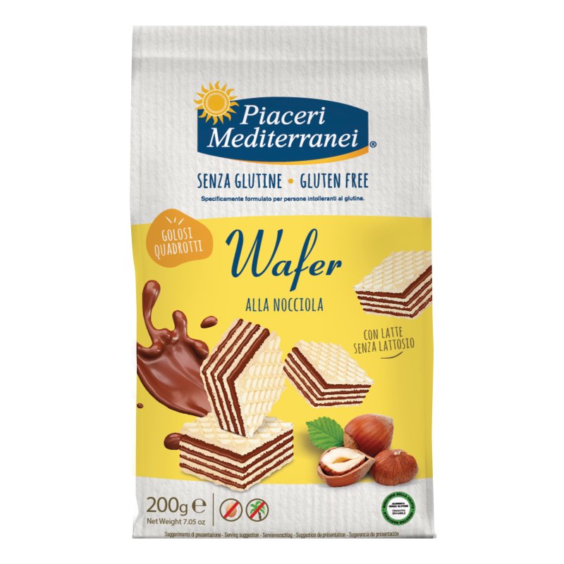 PIACERI MED.Wafer Nocciola200g