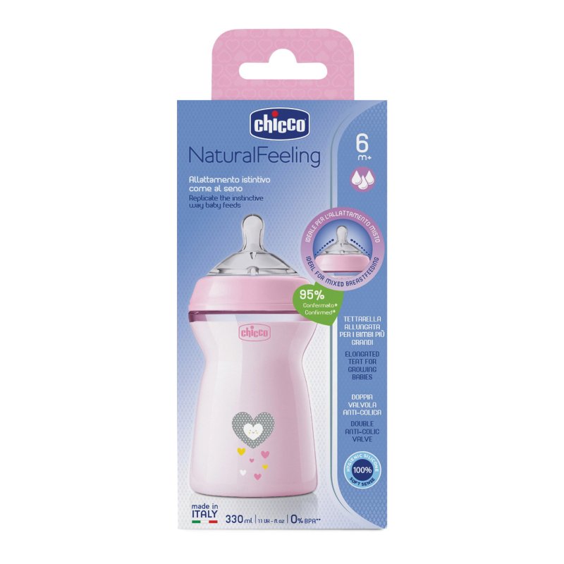 CH Bib.NatFeel PL Girl6m+330ml