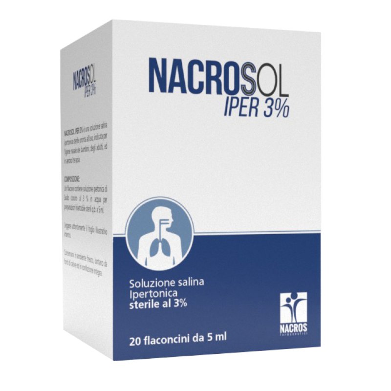 NACROSOL Iper 3% 20f.Fis.5ml