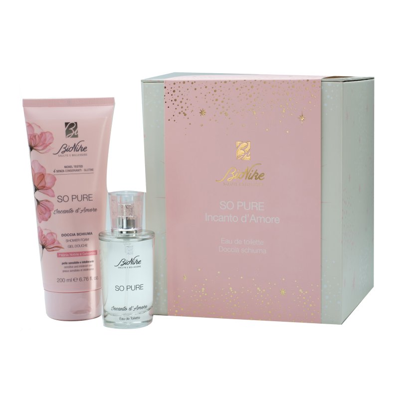 Bionike Cofanetto di Natale Incanto D'Amore - So Pure Eau de toilette 50 ml + Gel doccia 200 ml