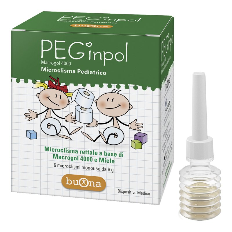 PEGINPOL M-Clisma Ped.6x6g