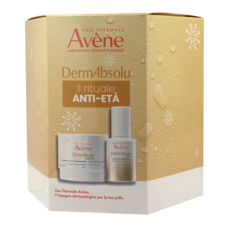 Avene Cofanetto Natale Dermabsolu - Crema viso da giorno antietà 40 mL + Siero antiage 30 mL