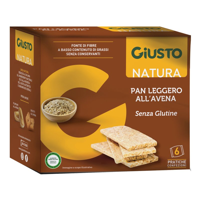 GIUSTO S/G PanLegg.Avena 6x25g