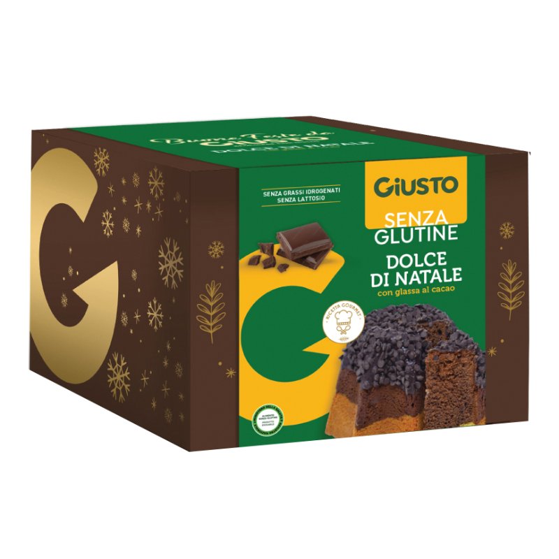 GIUSTO S/G Pandoro Ciocc.500g