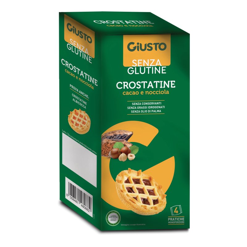 GIUSTO S/G Crost.Cac/Nocc4x45g