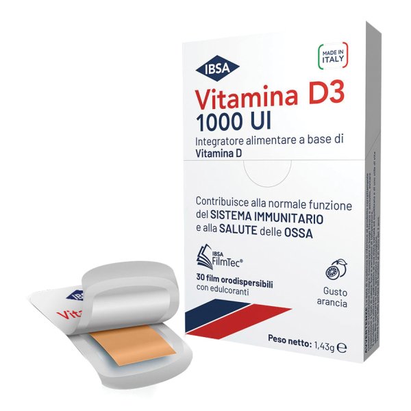 Vitamina D3 IBSA 1000UI - Integratore di...