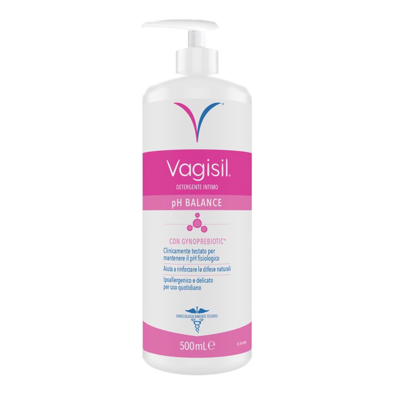 Vagisil pH Balance Detergente Intimo - Detergente delicato ed ipoallergenico adatto per uso quotidiano - 500 ml