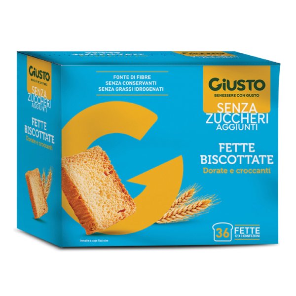 GIUSTO S/Z Fette Bisc.300g