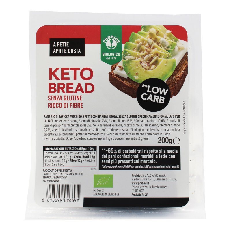 PROBIOS Keto Bread S/G 200g