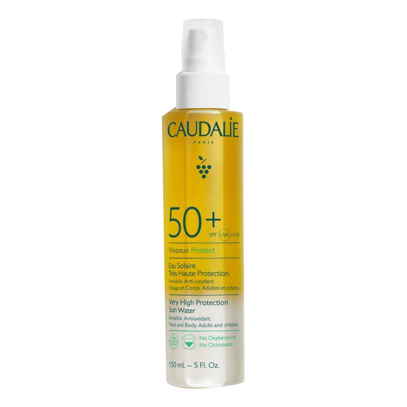 Caudalie Vinosun Acqua Solare Protettiva SPF50+ - Protezione solare per viso, corpo e capelli - 150 ml - 2023