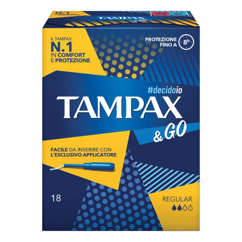 TAMPAX&GO Regular 18pz