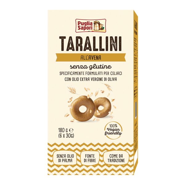 PUGLIA SAP.Tarallini Avena180g