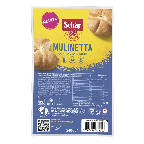 SCHAR Mulinetta 4x60g